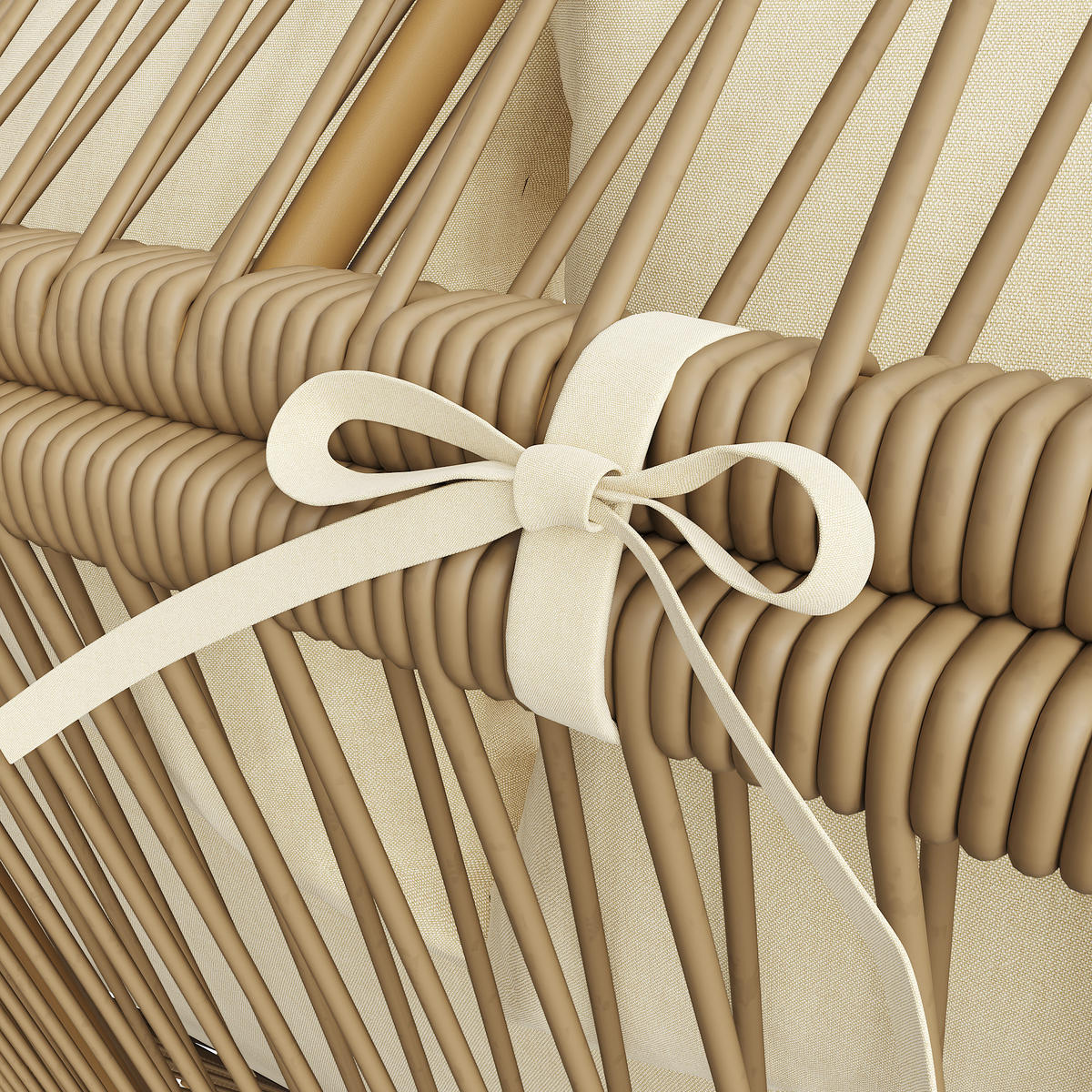 HÄNGESESSEL 2 Personen Holzfarbe Für Garten Balkon Terrasse - Naturfarben, Metall (85/143/145cm) - FLIEKS