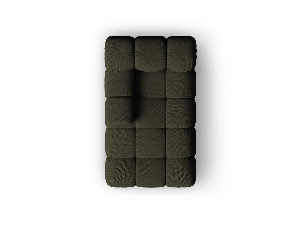 CHAISELONGUE links Bellis aus 3D-Stoff Amazonasgrün - Waldgrün, Textil (94/70/155cm) - Micadoni