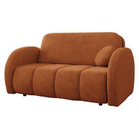 SCHLAFSOFA Viva Comfy III - Schwarz/Braun, Holz/Textil (152/85/103cm) - MIRJAN24