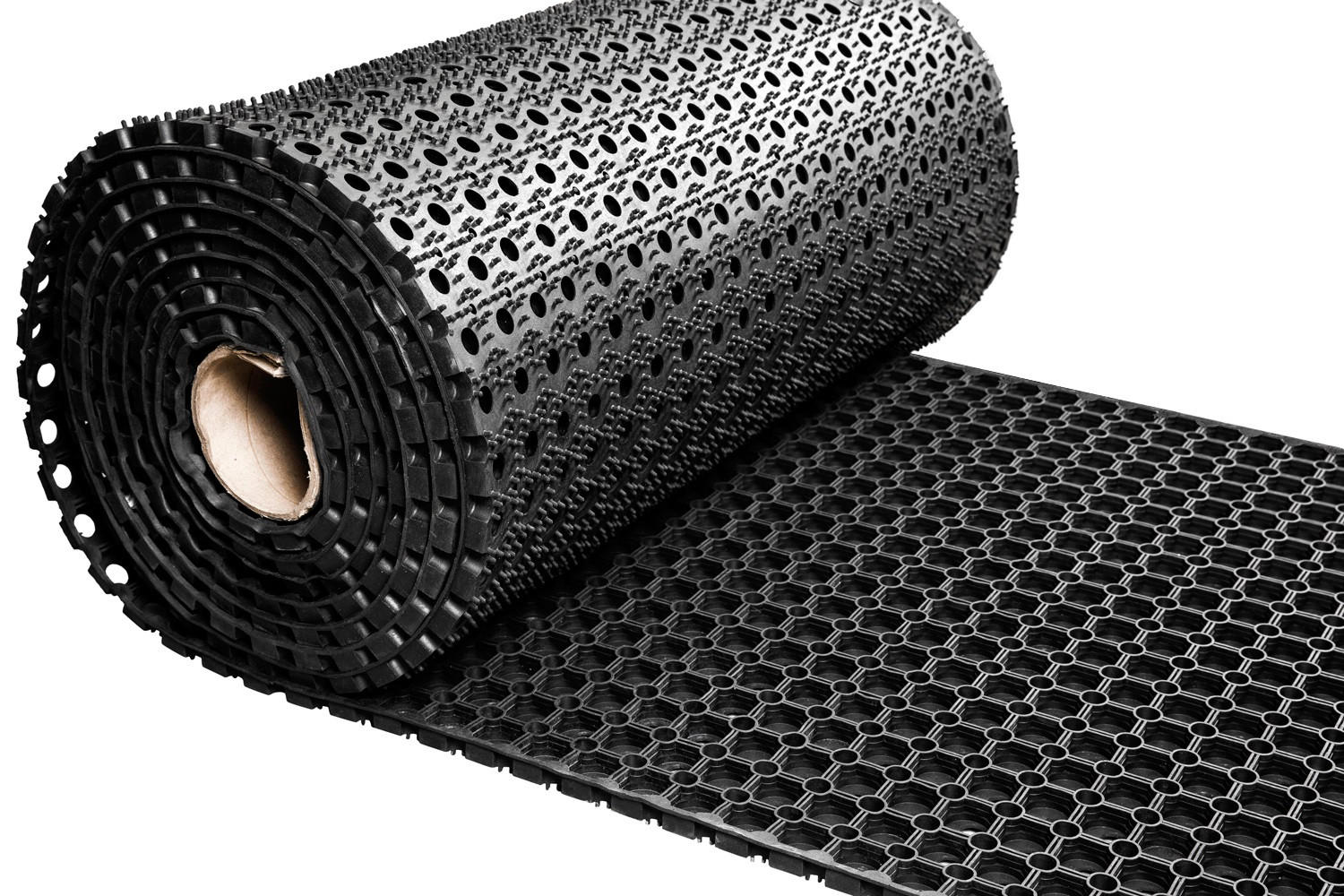 Ivol Gummi Schwarz 80x100 cm