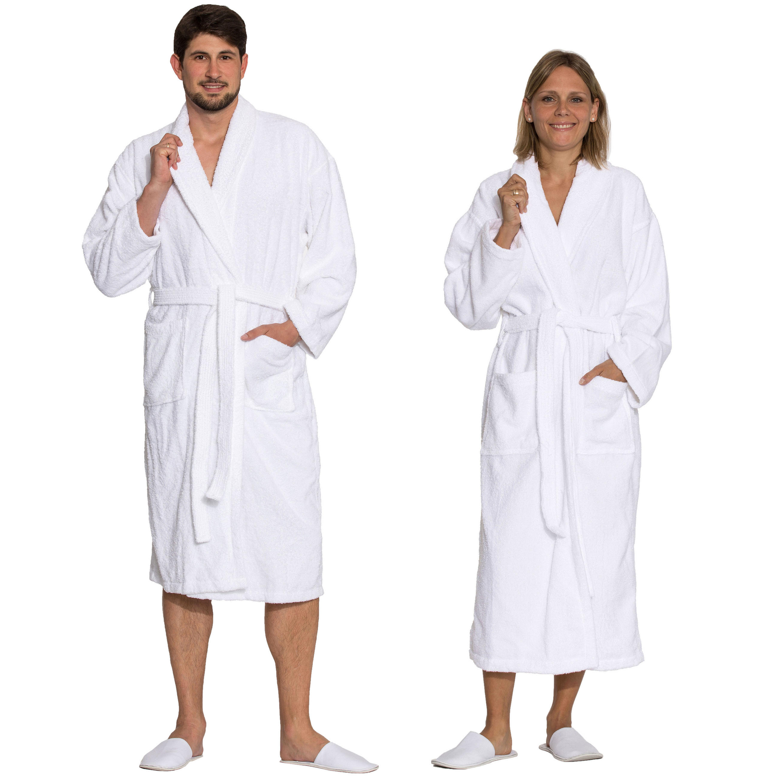 BADEMANTEL, XS, 100% Baumwolle, Weiß - Weiß, Textil (XScm) - Zollner