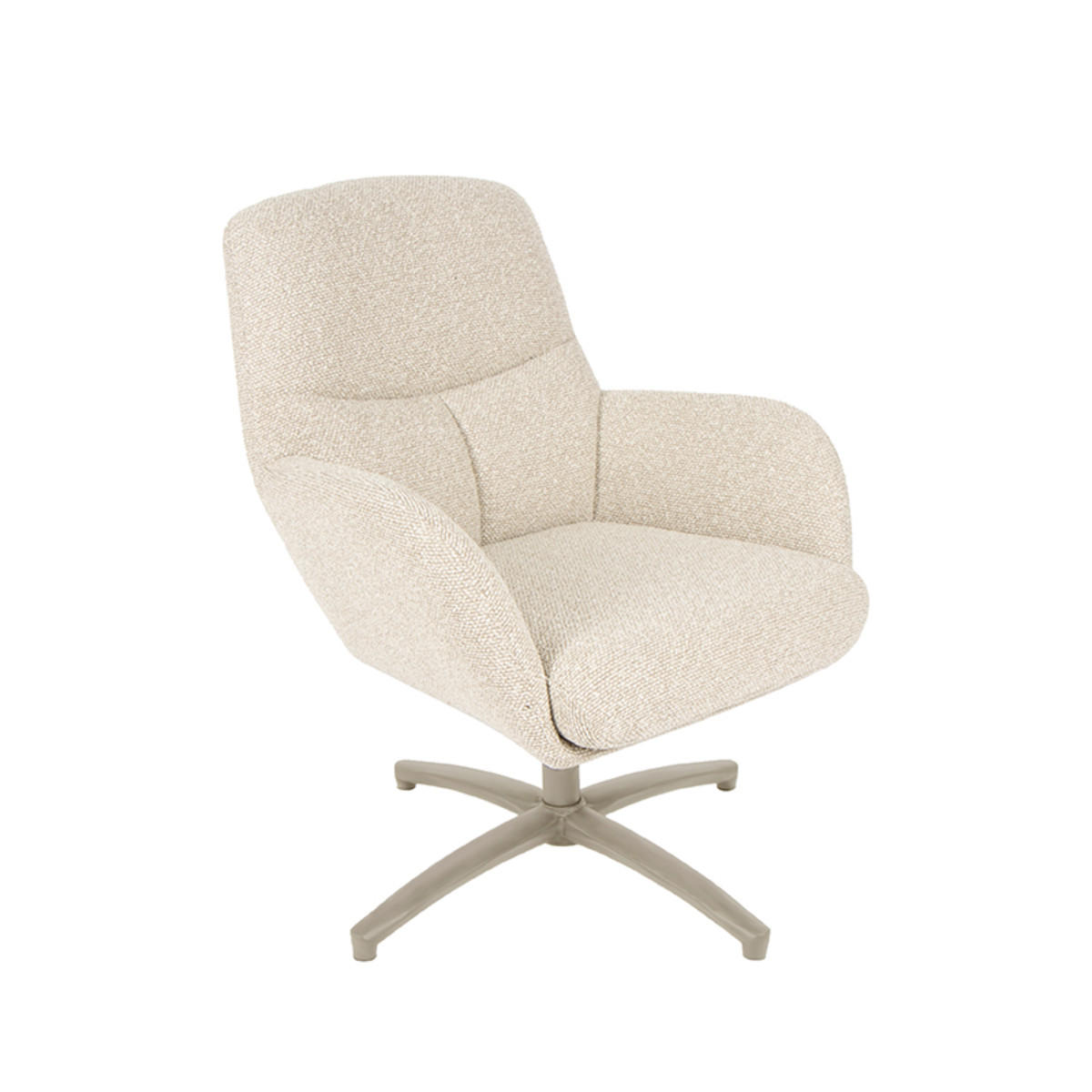 SESSEL Chill Zone Beige 73/68/90 cm - Creme, Textil (68/90/73cm) - LABEL51