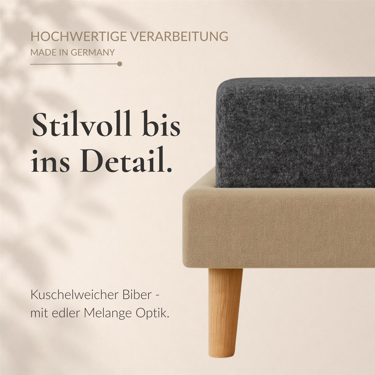 BIBER-SPANNBETTLAKEN 140x200 - 160x200 cm Made in Germany! Warme Winter Flanell Bettlaken aus 100% Baumwolle, Spannbetttuch Anthrazit - Anthrazit, Textil (140/200cm) - Carpe Sonno