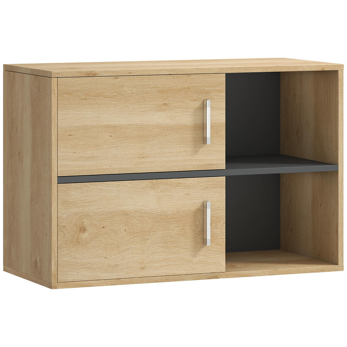 HÄNGESCHRANK Naturholz 1 Stück - Beige, Kunststoff (80/57.5/35cm) - GiPP
