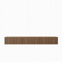 LOWBOARD ROVA 300/41/40 cm, Hängender TV-Schrank Eiche Artisan / Eichefarben - Eichefarben/Braun, Holzwerkstoff (300/41/40cm) - MASSENO