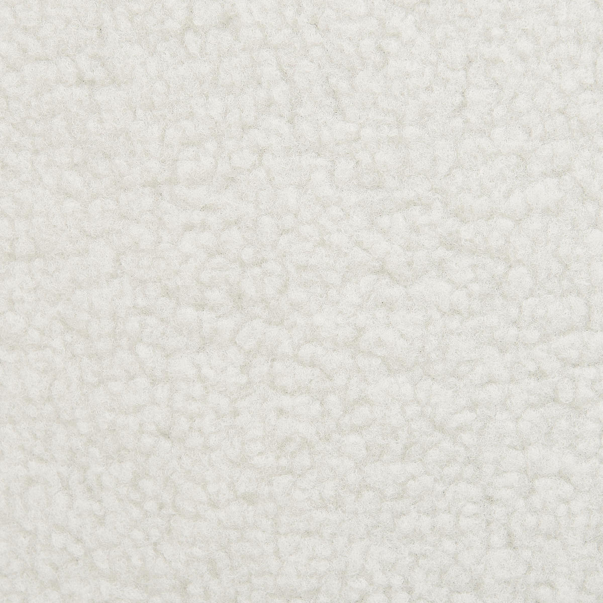 SESSEL Bouclé Weiß Vaasa - Hellbraun/Weiß, Textil (61/85/60cm) - Beliani