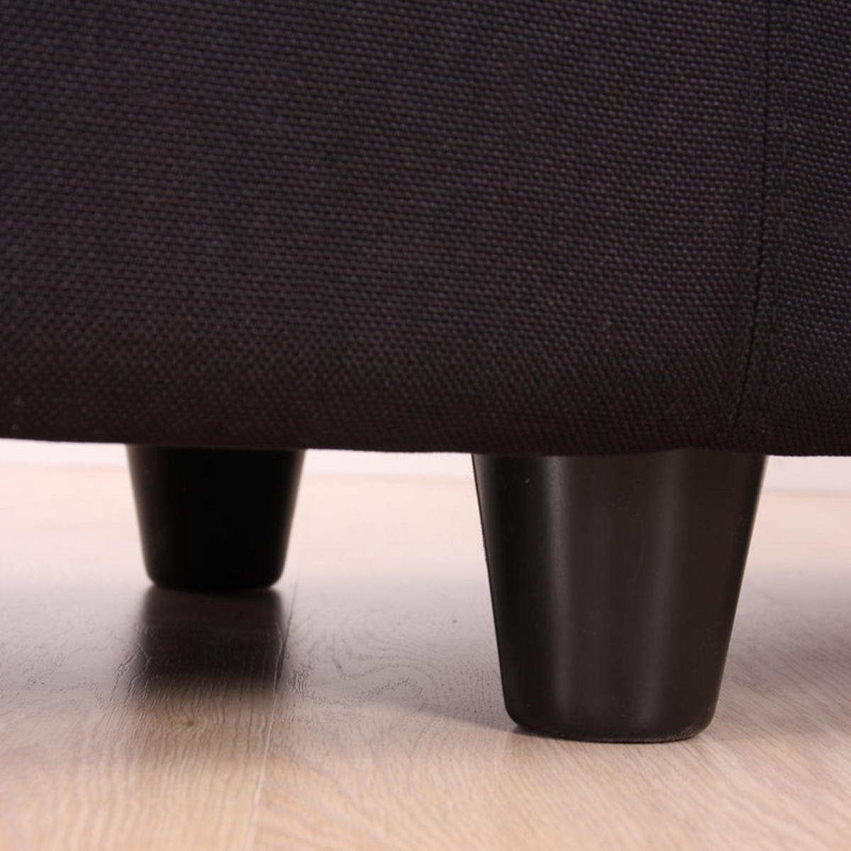 AUFBEWAHRUNGS-TRUHE Lars 45x114x45cm Stoff/Textil Schwarz - Schwarz, Textil (114/45/45cm) - BERLINLODGE