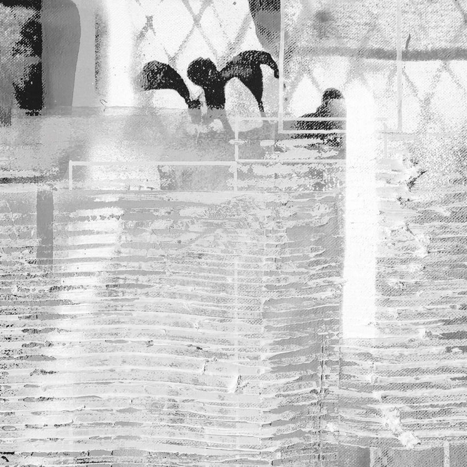 FOTOTAPETE künstlerisch 500 x 280 cm - Grau, Papier (500/280cm) - Sanders & Sanders