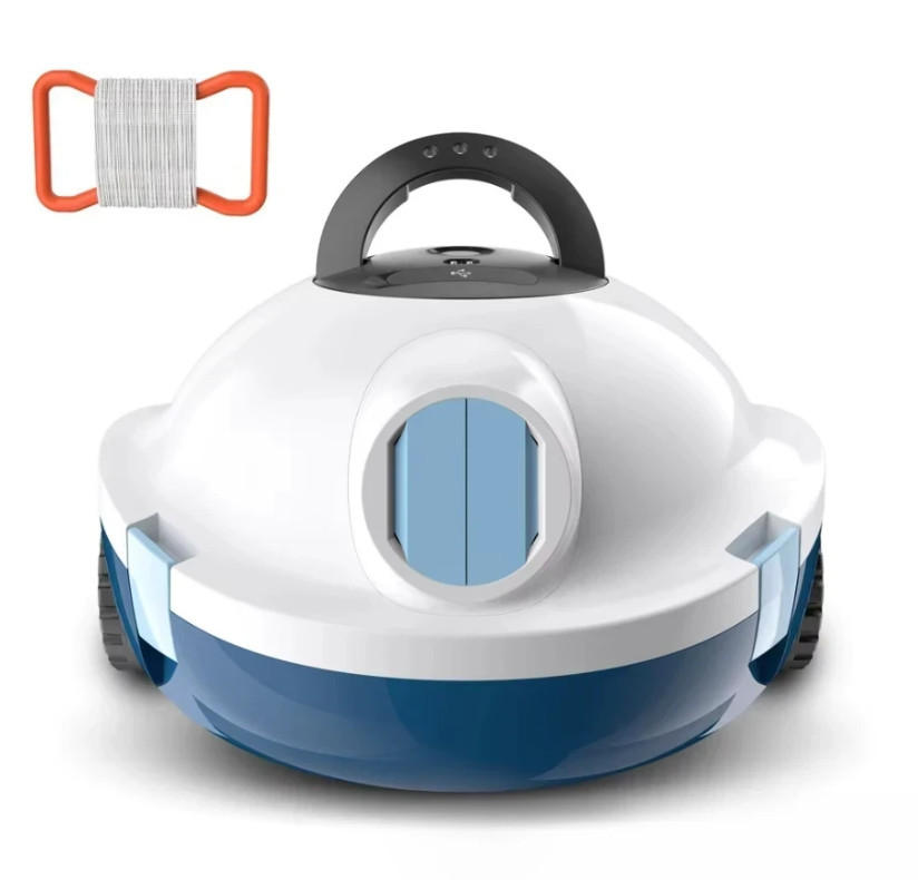 POOLROBOTER, 120 Minuten Laufzeit (EU-Stecker) - Weiß, Kunststoff (32/18.7/34cm) - Authentics