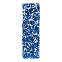 TEPPICH Surf Meditation Swim 80/250 cm - Blau, Kunststoff/Textil (80/250cm) - Louis De Poortere