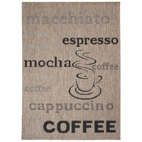 TEPPICH MELISSA Braun 160/230 cm - Braun, Kunststoff (160/230cm) - Tapiso