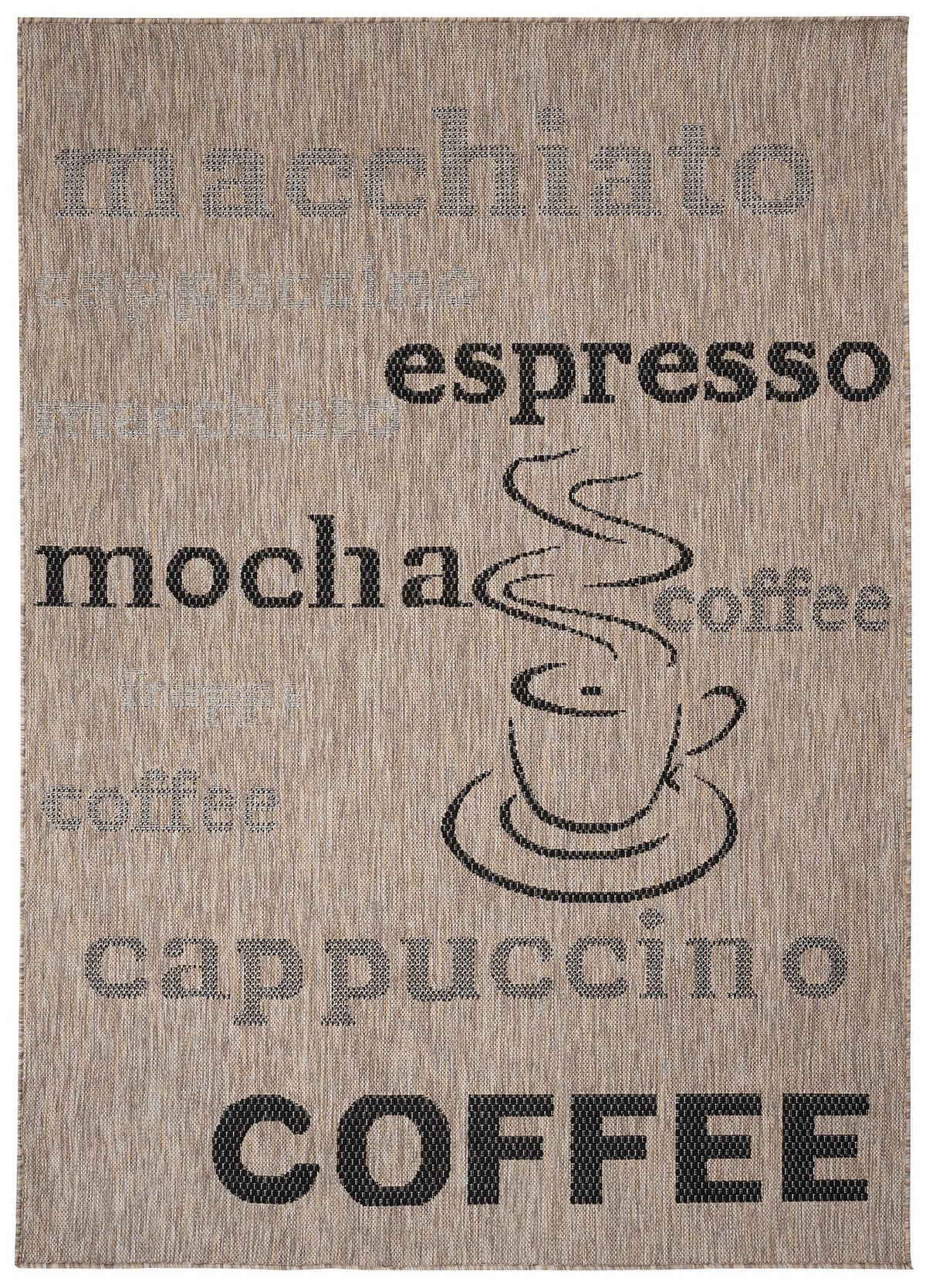 TEPPICH MELISSA Braun 160/230 cm - Braun, Kunststoff (160/230cm) - Tapiso