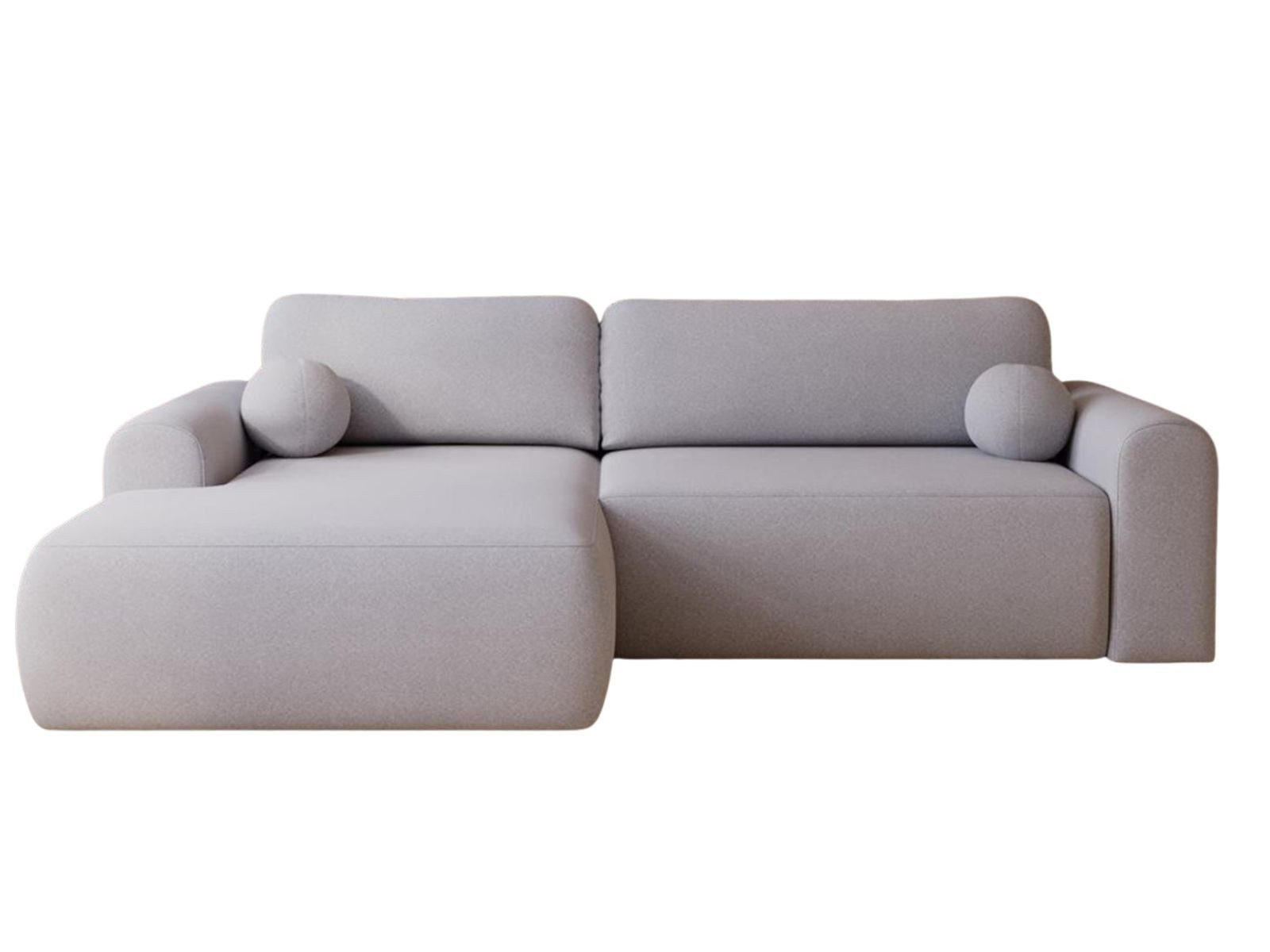 Compleo24 Ecksofa Grau 257x177 cm