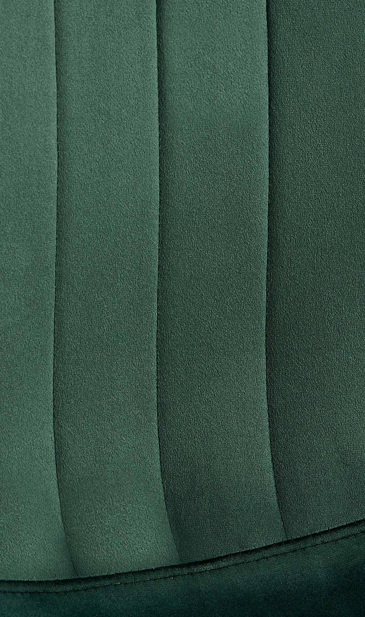 STUHL 4er Set Samt Grün - Schwarz/Grün, Textil/Metall (45/88/54cm) - CLP