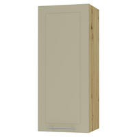 KÜCHENHÄNGESCHRANK Kvantum W4/40 Vanille Matt / Eiche Artisan Matt 40 / 32,5 / 96cm - Creme/Eiche Artisan, Holz/Holzwerkstoff (40/96/32.5cm) - Feldmann-Wohnen