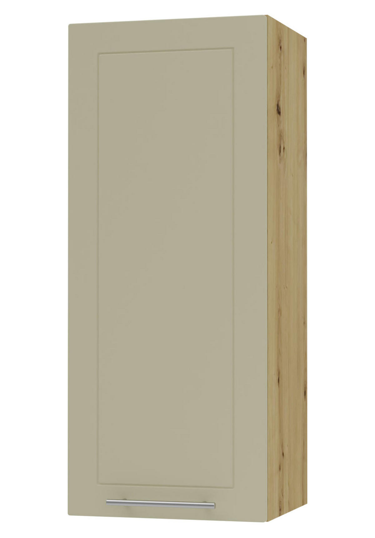 KÜCHENHÄNGESCHRANK Kvantum W4/40 Vanille Matt / Eiche Artisan Matt 40 / 32,5 / 96cm - Creme/Eiche Artisan, Holz/Holzwerkstoff (40/96/32.5cm) - Feldmann-Wohnen