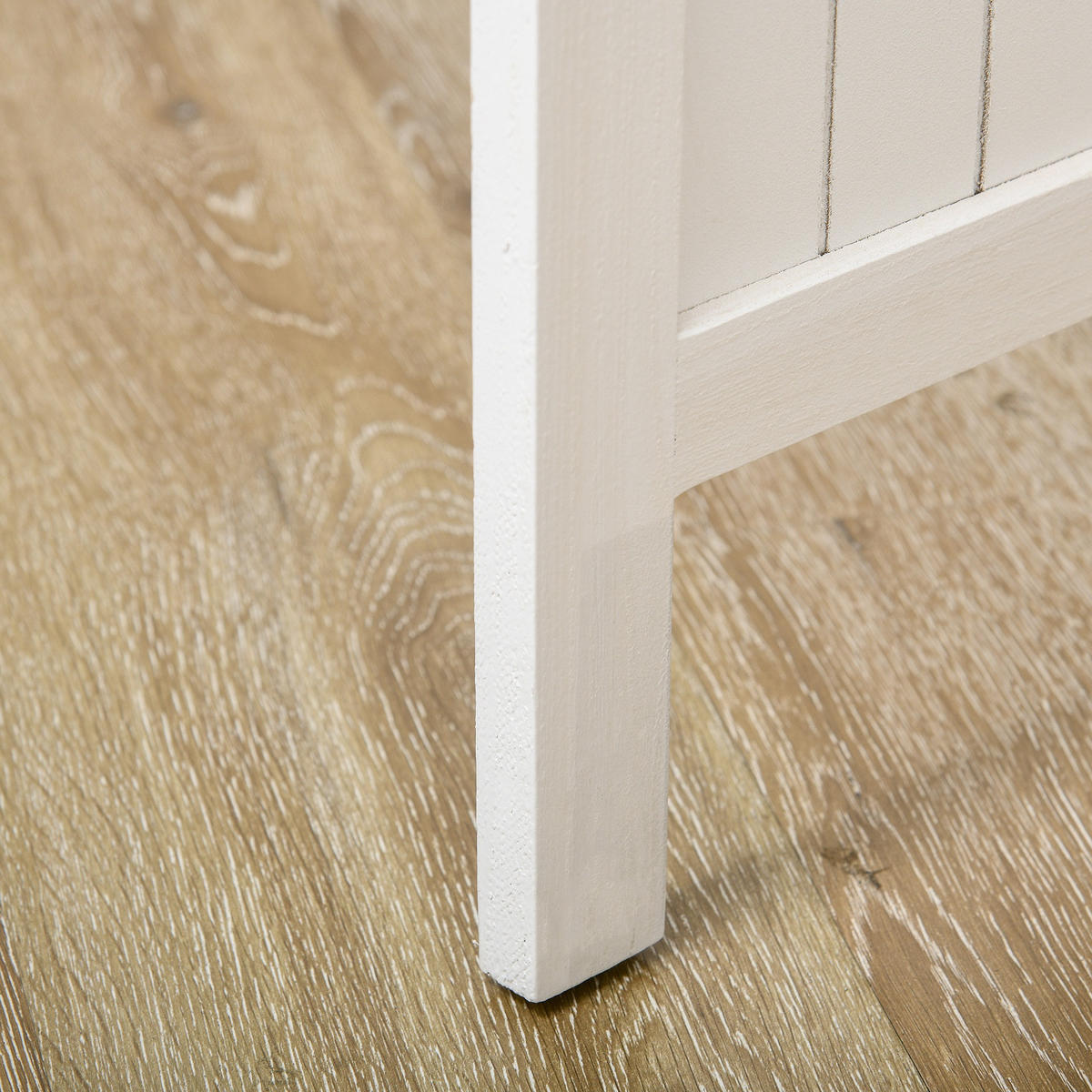 PARAVENT 3-tlg DE-14378 faltbar mit Holzlamellen Weiß - Weiß, Holz (120/170/1.8cm) - ComfortXL