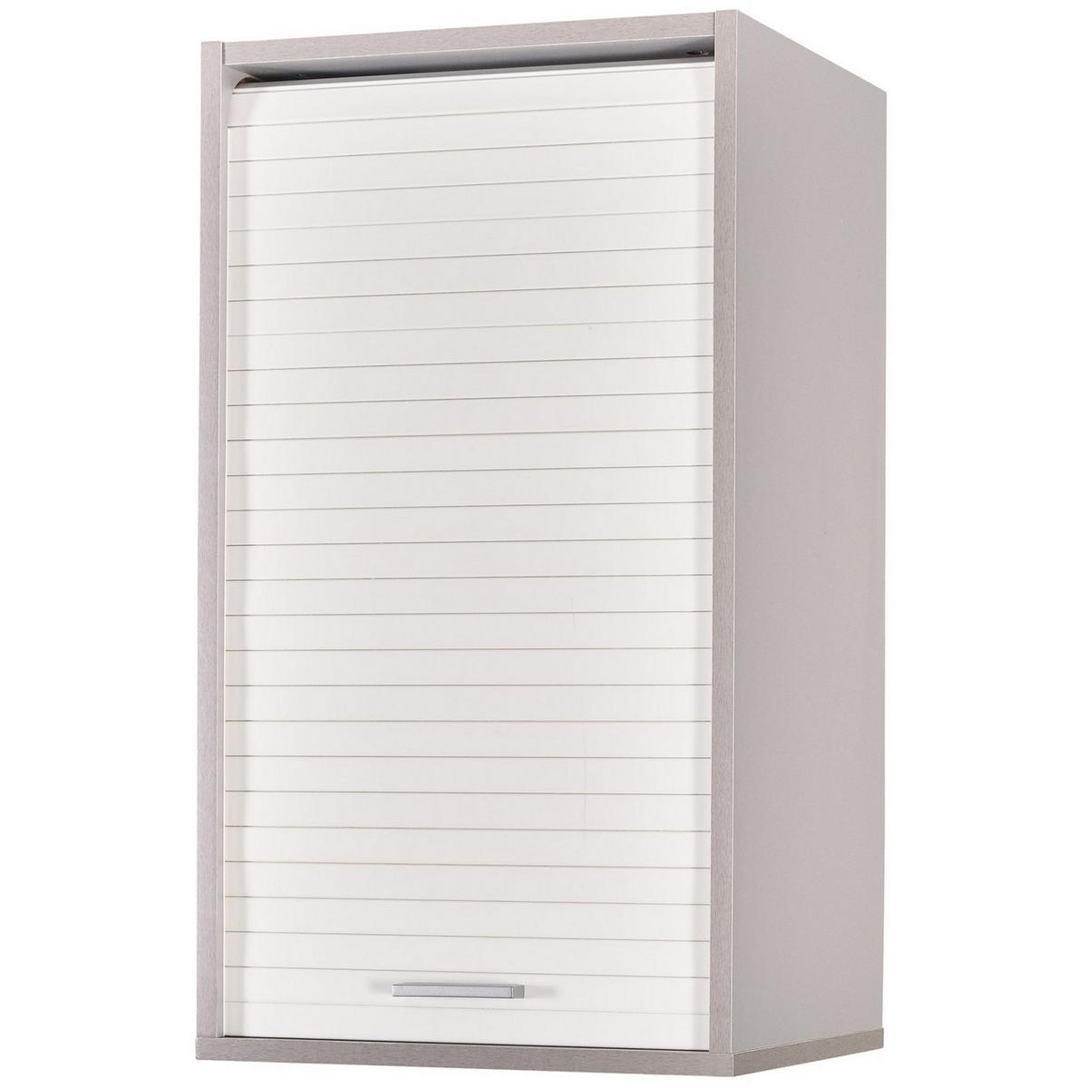 KÜCHENOBERSCHRANK mit Rolladentür 35/40/72cm - Alufarben, Holzwerkstoff (40/72/35cm) - Simmob