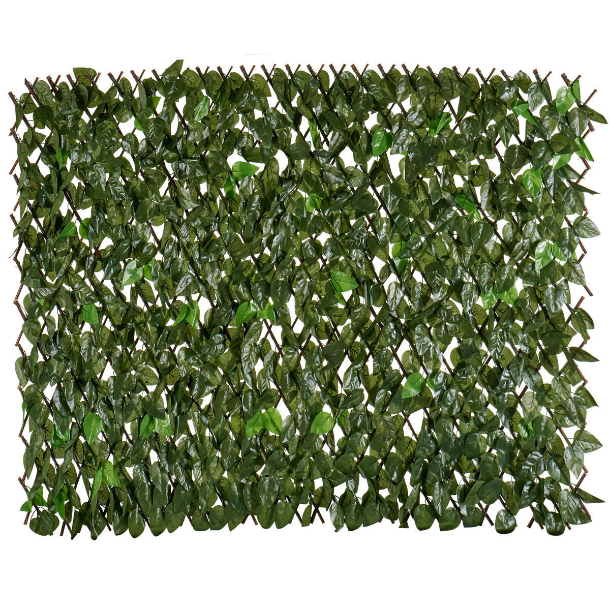 SICHTSCHUTZ Hecke zweifarbig 1/3 m - Grün, Kunststoff (200/100cm)
