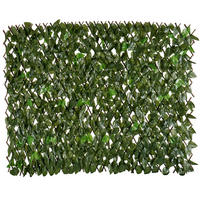 SICHTSCHUTZ Hecke zweifarbig 1/3 m - Grün, Kunststoff (200/100cm)