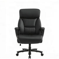 BÜROSTUHL in Schwarz 72x86x127 cm mit Kopfstütze und Wippmechanismus, belastbar bis 150 kg - Schwarz, Metall (86/127/72cm) - IVMEU