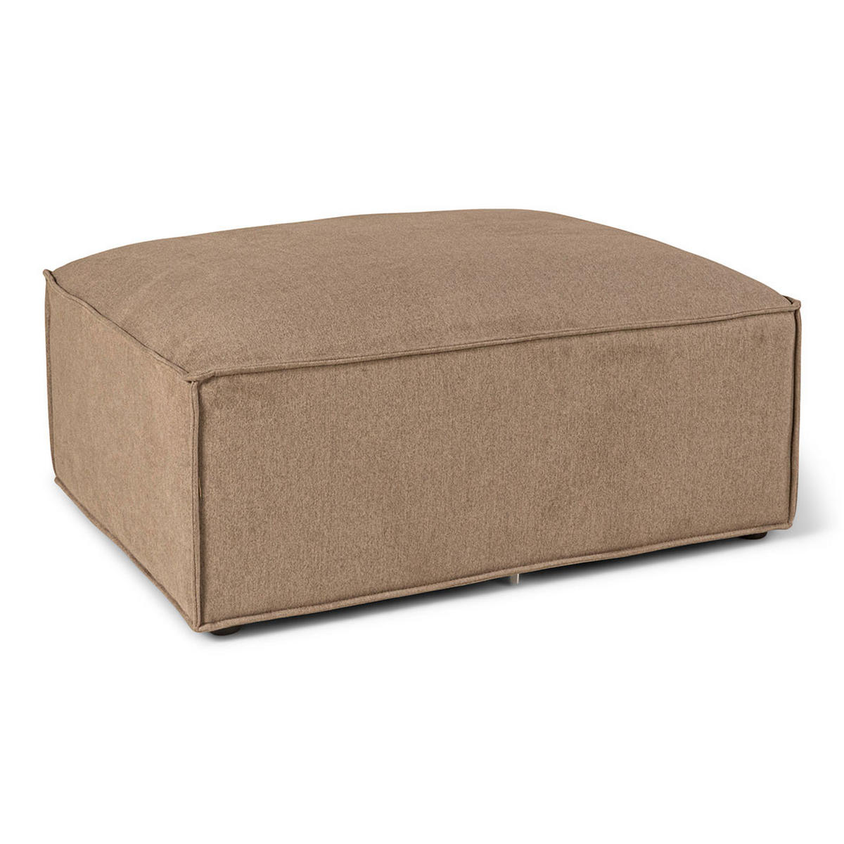 3-SITZER-SOFA Box Stoff Beige - Beige, Textil (256/65/92cm) - ebuy24