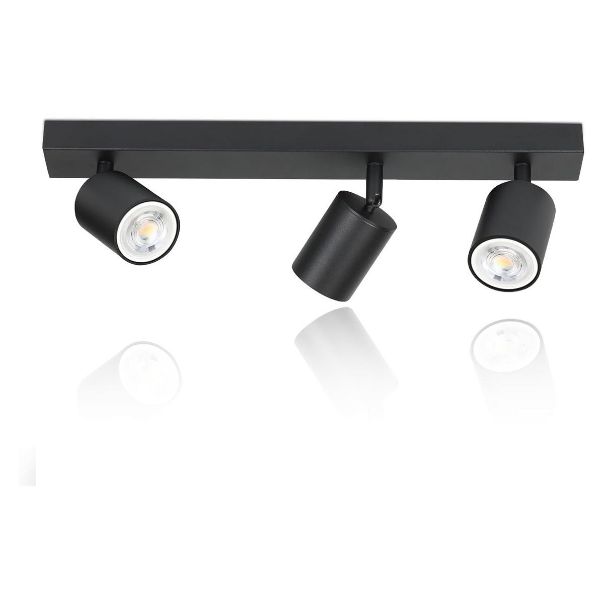 STRAHLER Glanz 42/6/10 cm - Schwarz, Metall (42/6/10cm) - Nettlife