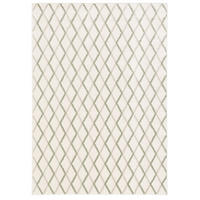 DESIGNER TEPPICH RETRO MONTANA RAUTEN - Beige, Textil (80/150cm) - Pergamon