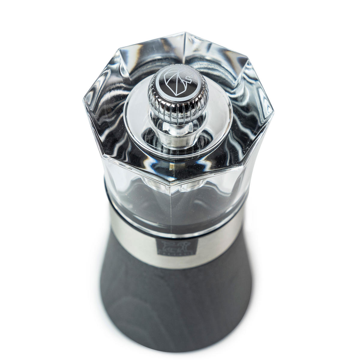 SALZMÜHLE Oslo 12cm Acryl Graphit Stahlmahlwerk - Grau, Kunststoff (5.9/12/5.9cm) - PEUGEOT