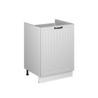 SKŘÍŇKA POD DŘEZ Fame-Line, Bílý venkovský dům/Bílá, 60 cm - bílá, kompozitní dřevo (60/82/51.6cm) - Vicco