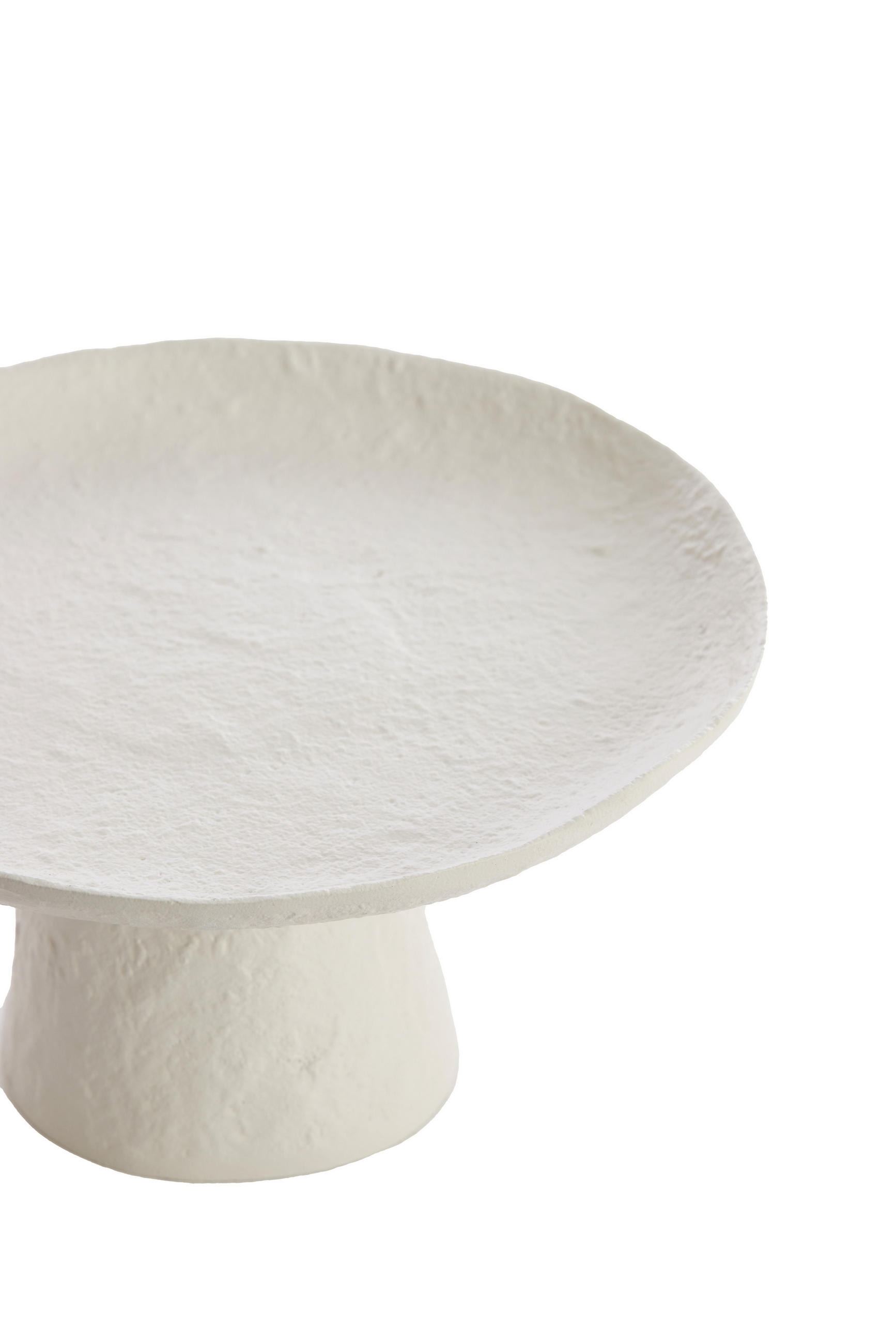 SCHALE Ota Weiß Ø24,5/12 cm - Weiß, Metall (24.5/12cm) - Light & Living