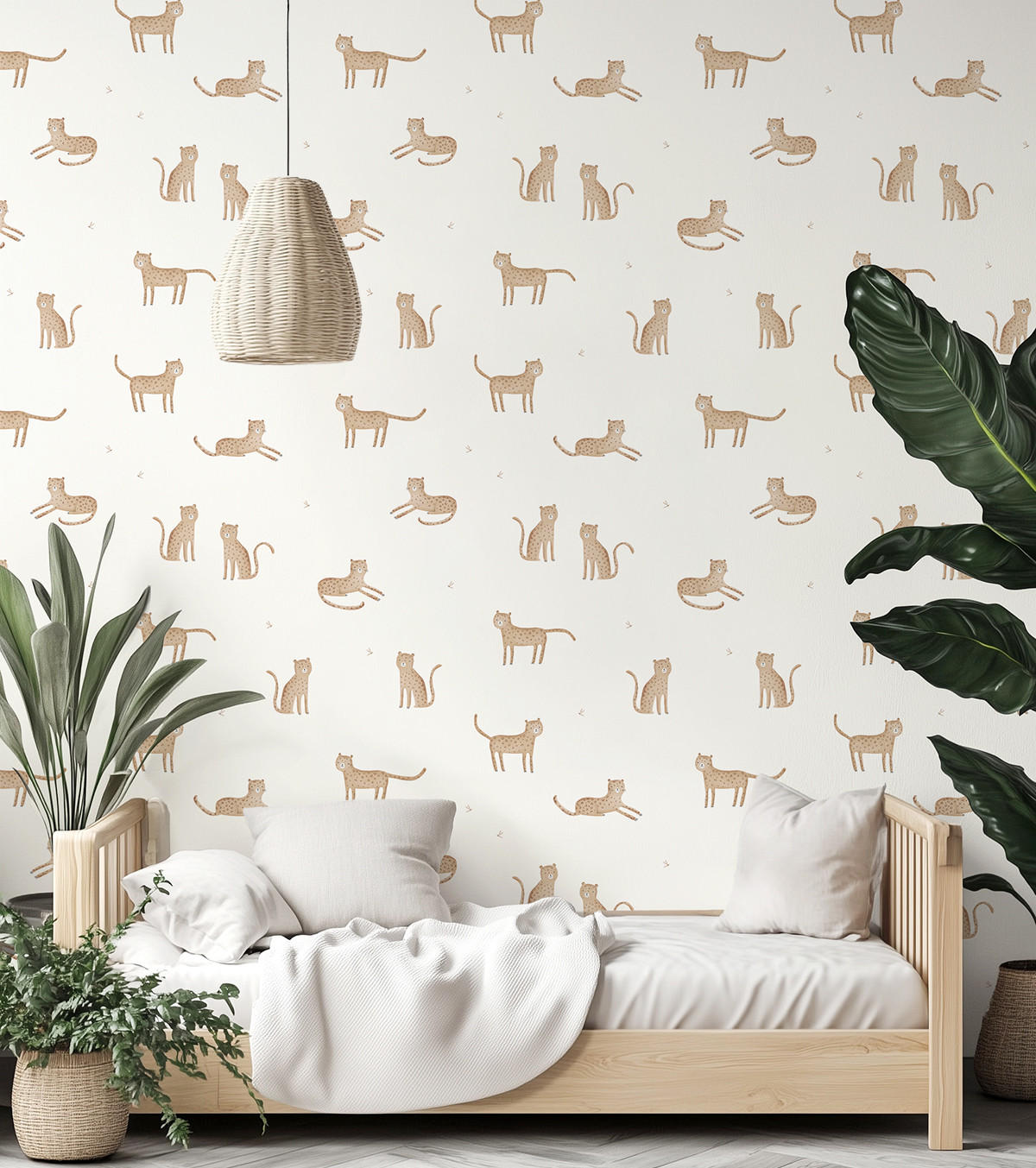 VLIESTAPETE Samburu, wilder Horizont 50 cm x 10 Schwarz - Beige/Hellgelb, Papier (1000/50cm) - Lilipinso