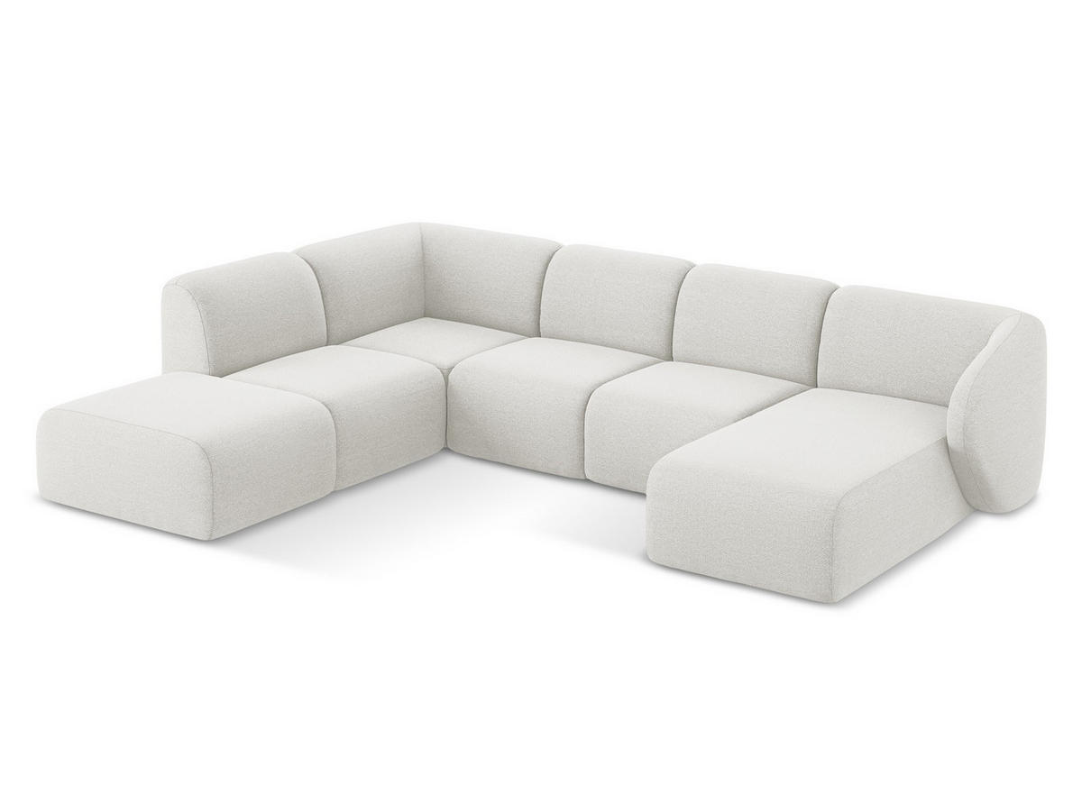 2-SITZER-SOFA Samt Stoff Grau - Edelstahlfarben/Schwarz, Holzwerkstoff/Kunststoff (174/75/94cm) - Makamii