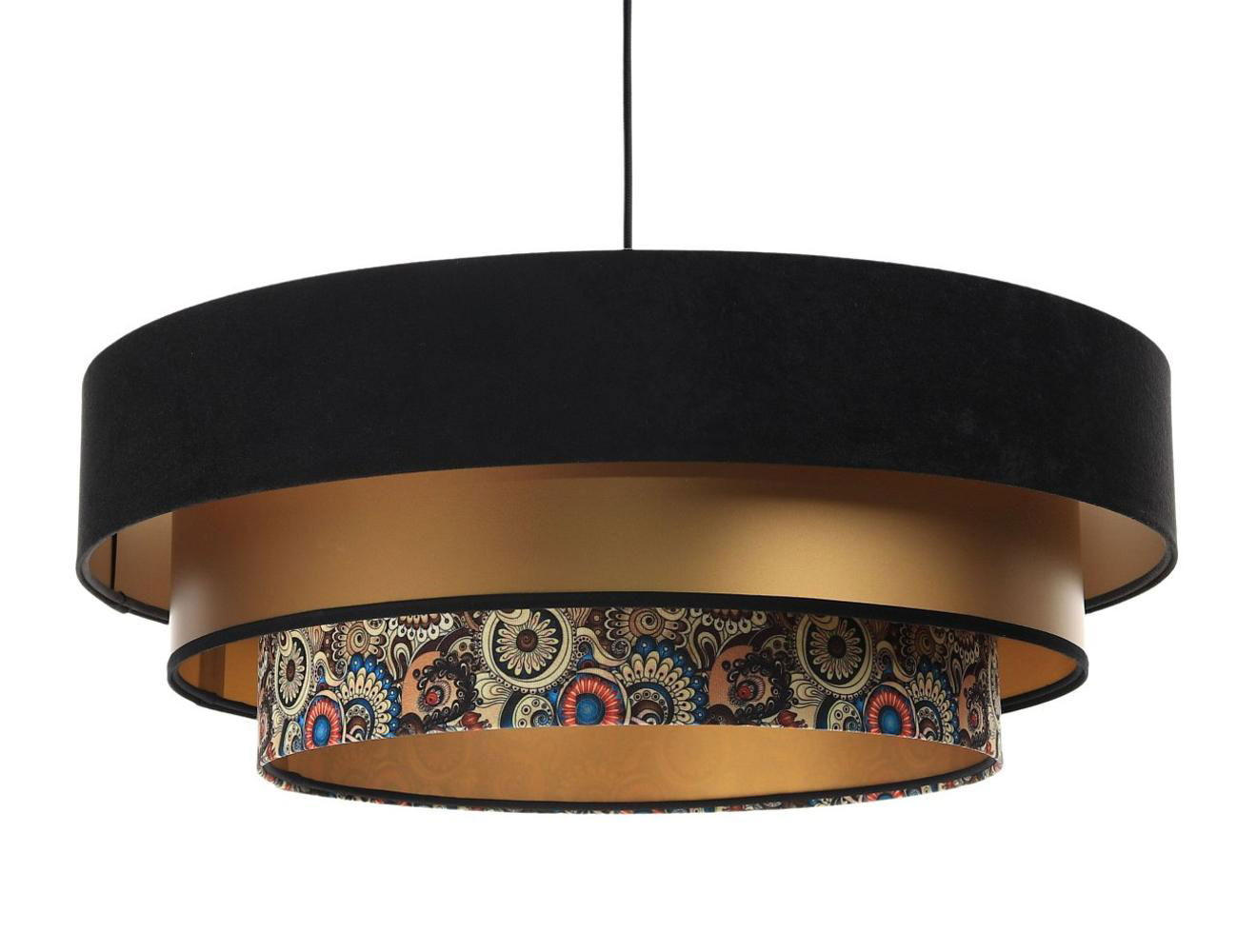 HÄNGELEUCHTE Gold 60/20 cm - Goldfarben, Kunststoff (60/1/20cm) - ONZENO