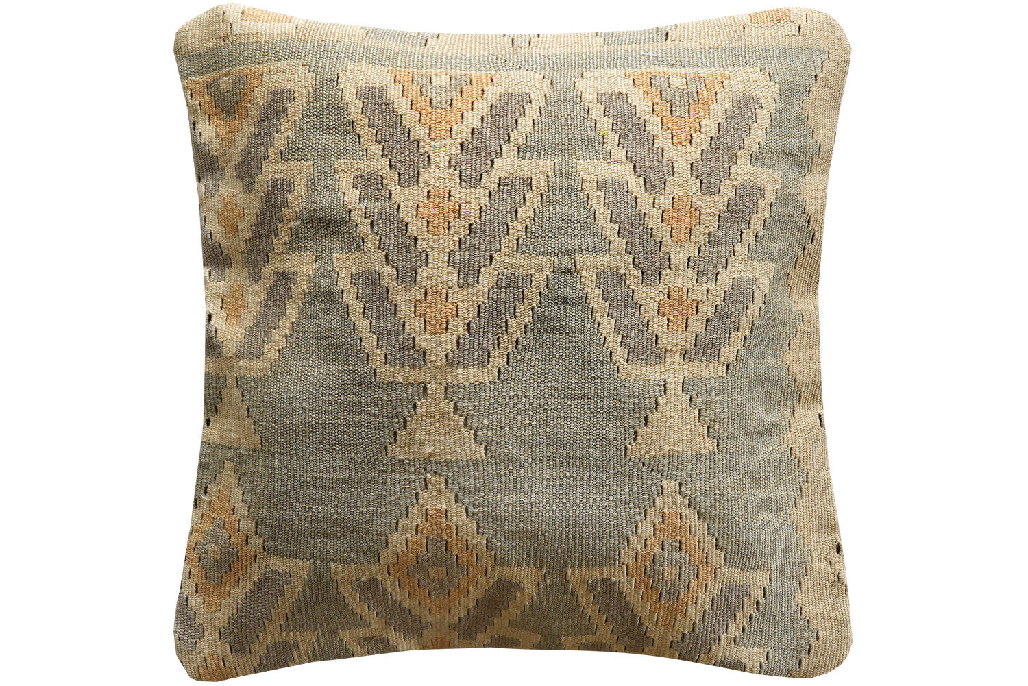 KELIM-KISSEN Mehrfarbig 65/65 cm Schurwolle - Multicolor, Textil (65/65cm) - Looma