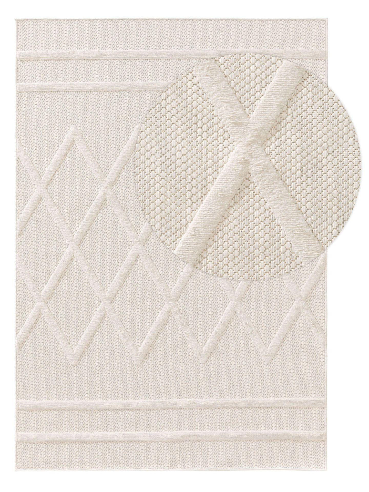TEPPICH In- & - Beige, Kunststoff (240/1cm) - KUNSTLOFT