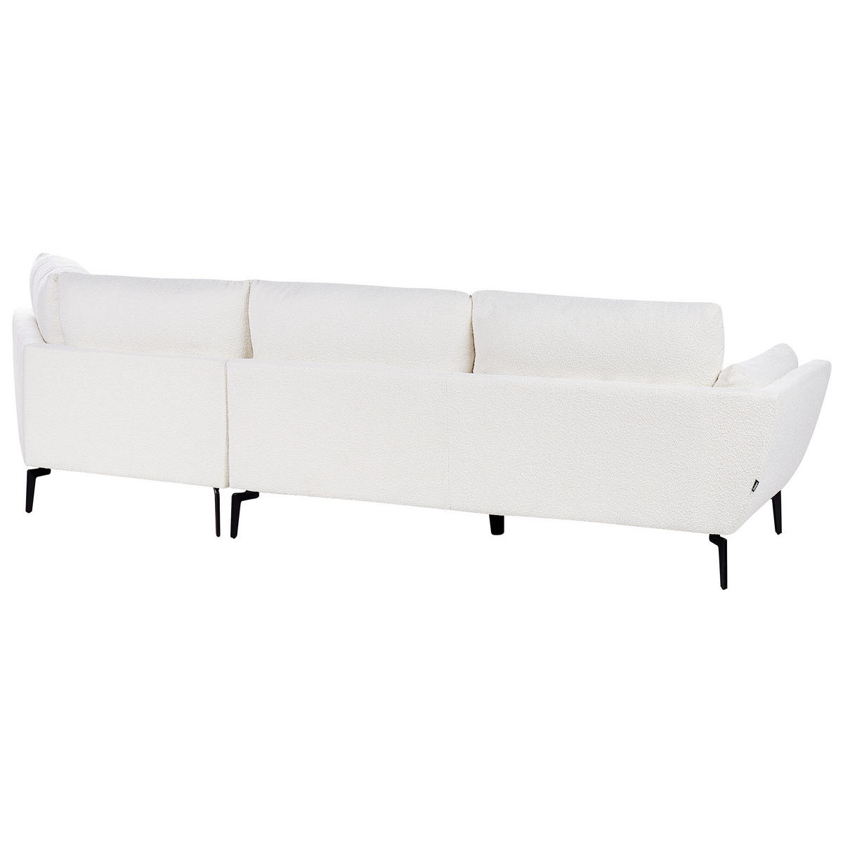 POHOVKA 3-místná Bouclé Bílá Kansseli - bílá, textil (341/70/115cm) - Beliani