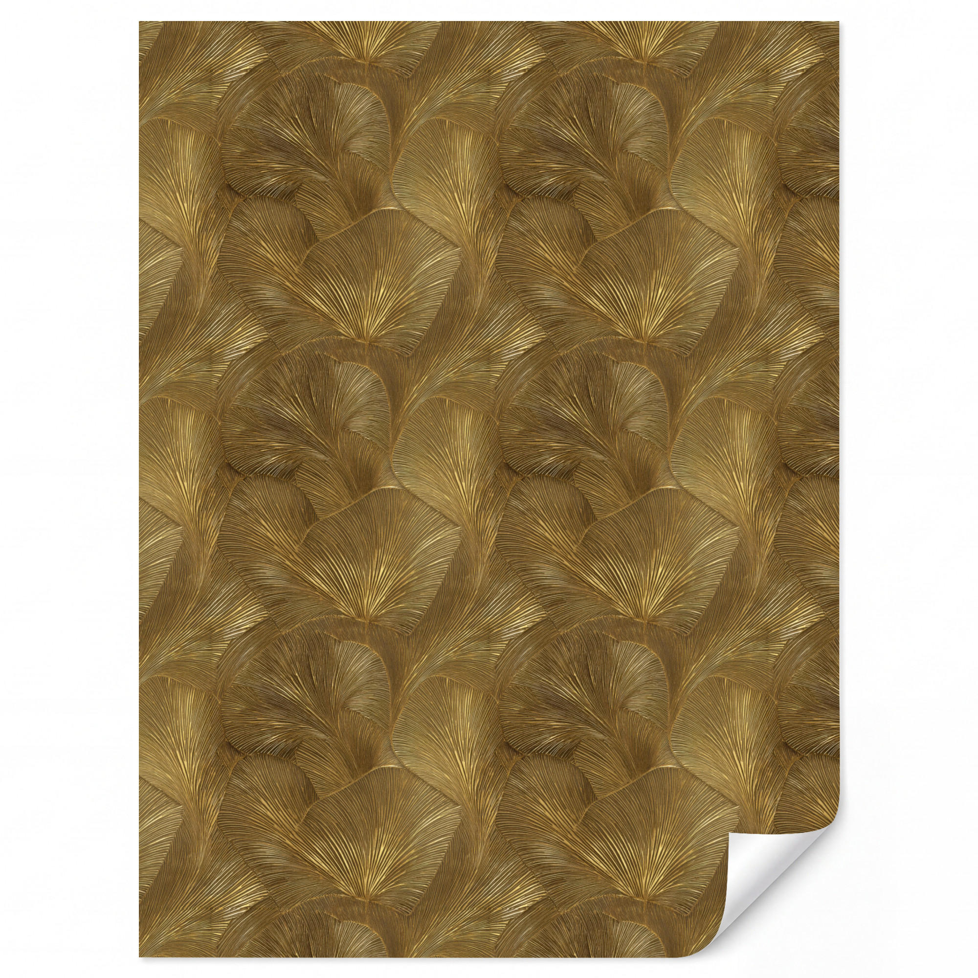 OnlyWow Tapete Gold 180x240 cm