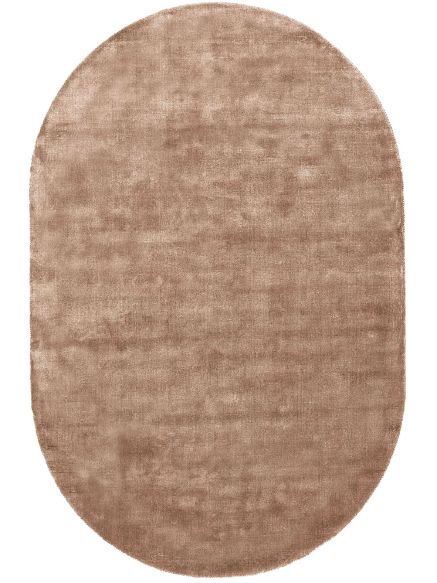 TEPPICH Viskoseteppich Nela Taupe - Taupe, Textil (150/1cm) - KUNSTLOFT