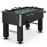 TISCHKICKER Wuzzler schwarz mit Getränkehalter - Schwarz, Holz (72/88/139cm) - Artsport