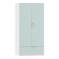 KINDERKLEIDERSCHRANK Sandnes - Mintgrün, Holzwerkstoff (40/123/60cm) - [en.casa]