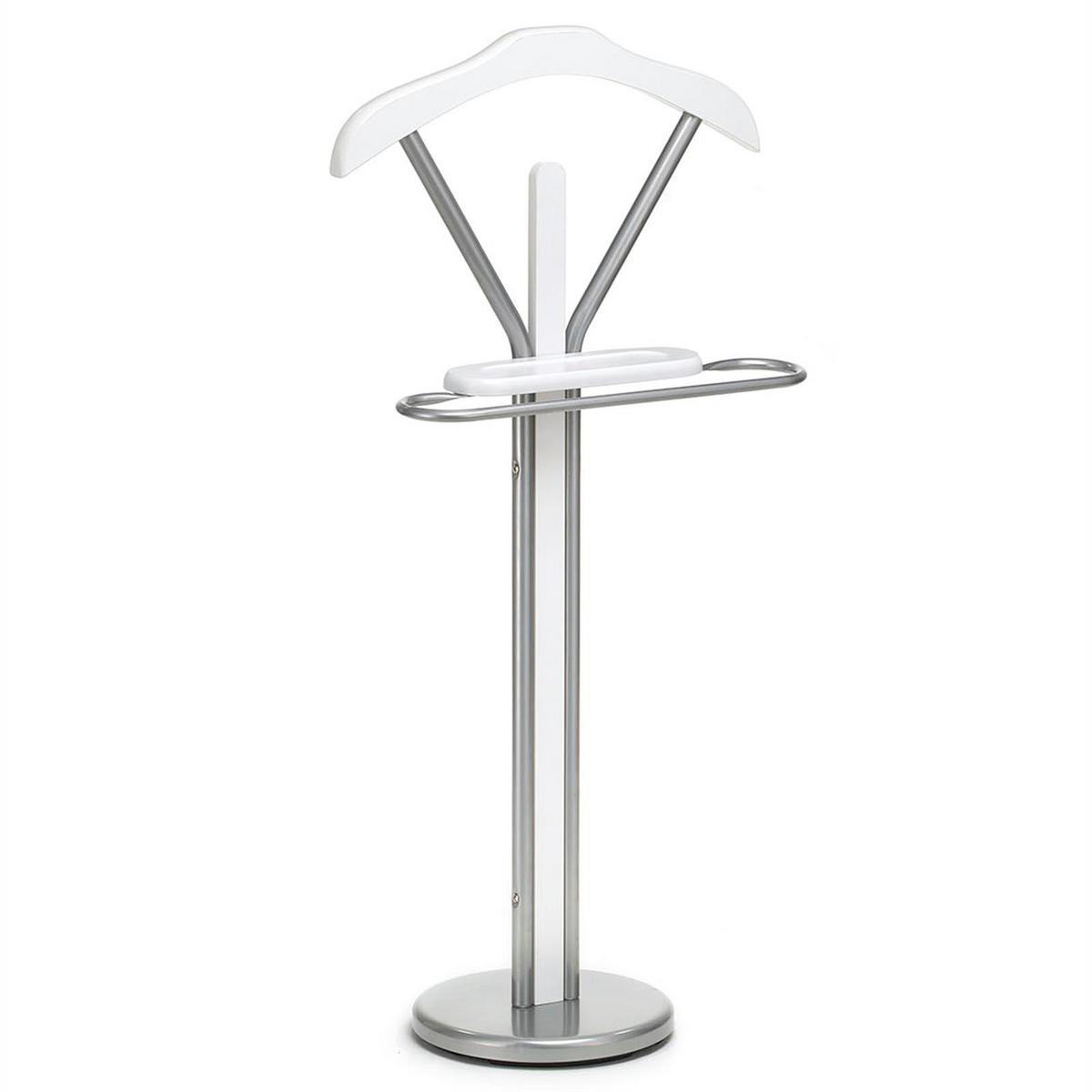 HERRENDIENER FABIO - Weiß, Metall (45/108/30cm) - IDIMEX