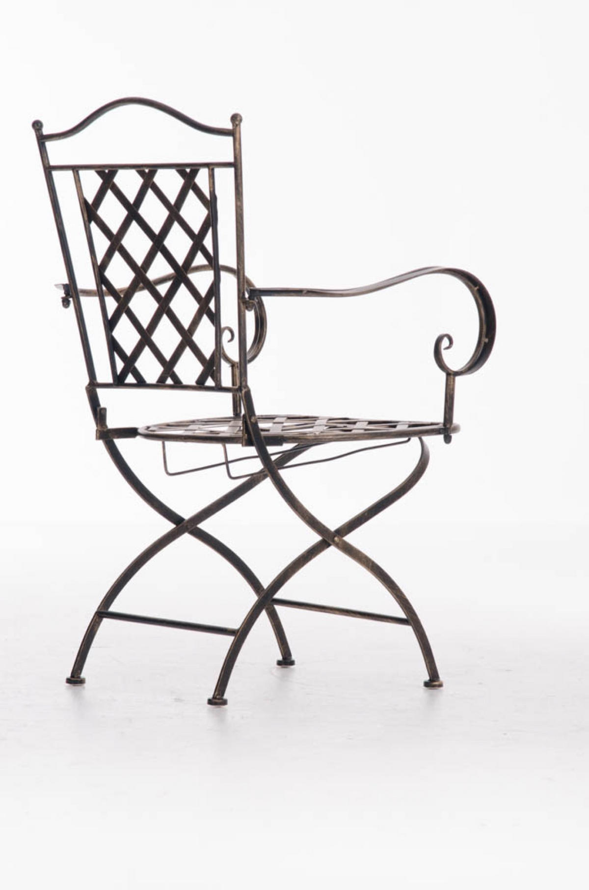 GARTENSTUHL Athan bronze - Braun, Metall (56/51/93cm) - TPFGarden