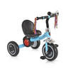 DREIRAD Bonfire hellblau EVA-Reifen LED-Licht ,Musik Licht, Hupe, Sitz einstellbar - Hellblau, Metall (65/48/58cm) - Moni
