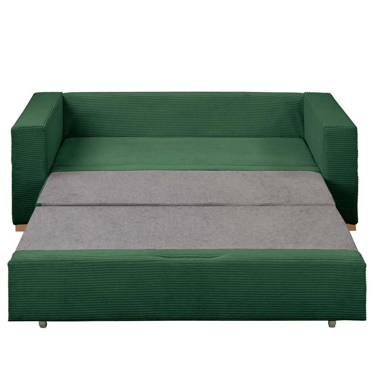 SCHLAFSOFA - Grün, Holz/Buchenholz (153/90/90cm) - home24