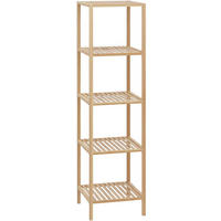 BADREGAL 36/36/145 cm Holz Natura - Eukalyptusholzfarben, Holz (36/145/36cm) - CLP