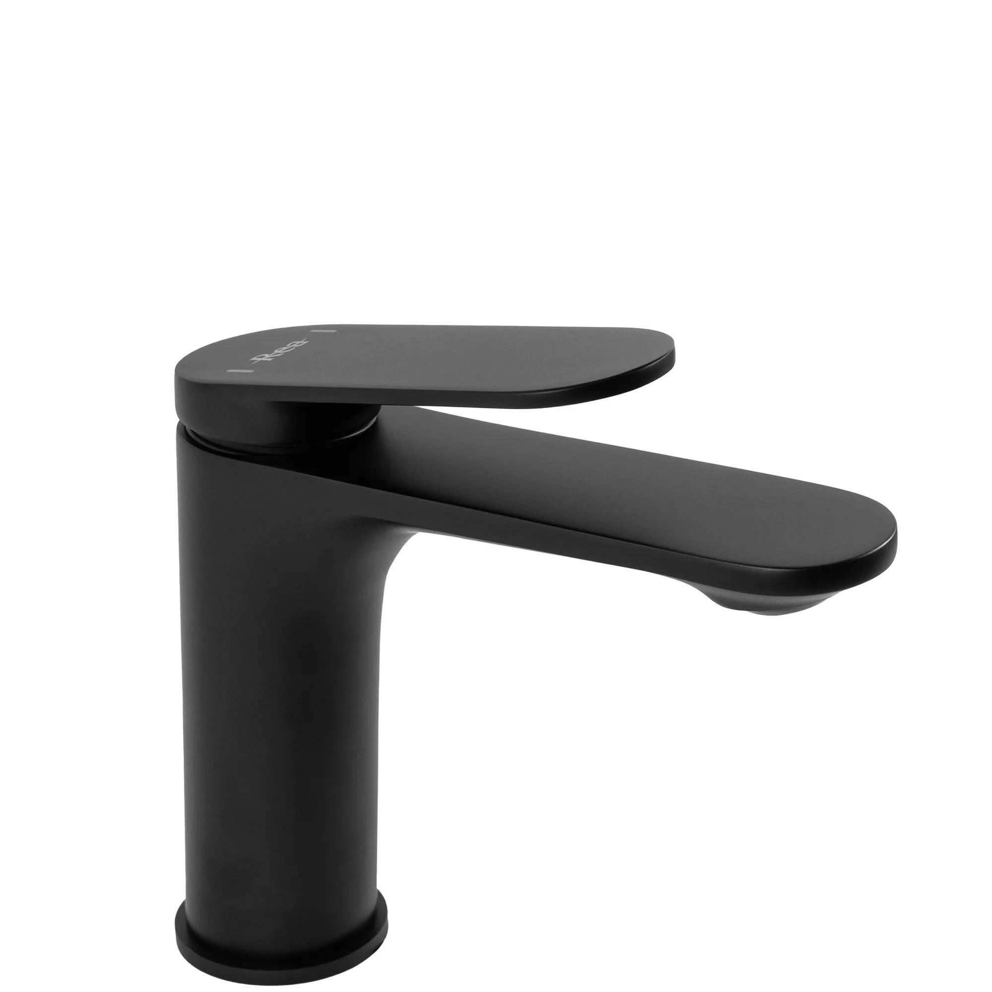 WASCHBECKENARMATUR Rea Marco Black Low - Schwarz, Metall (10/15/14.2cm) - REA