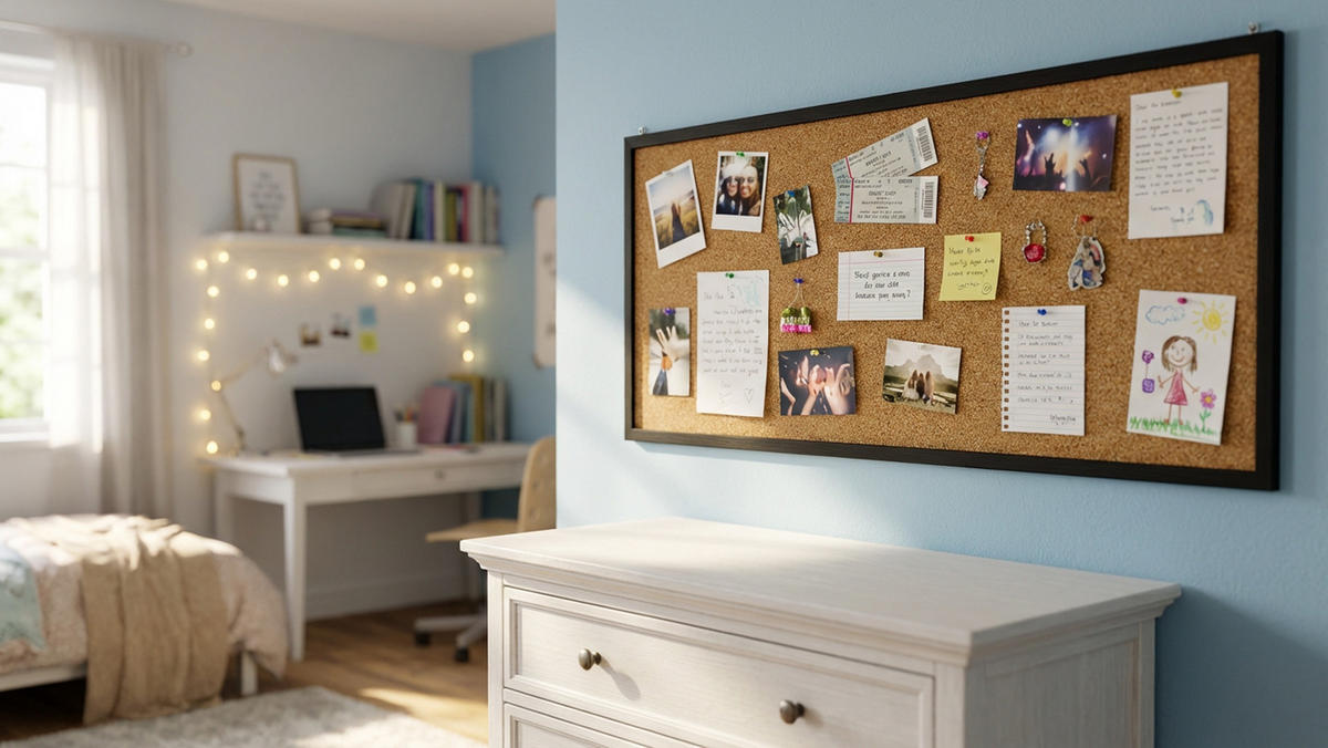 PINNWAND, Korktafel 100x40 cm, Holzrahmen - Schwarz lackiert - Schwarz, Holz (100/40/1.5cm) - ALLboards