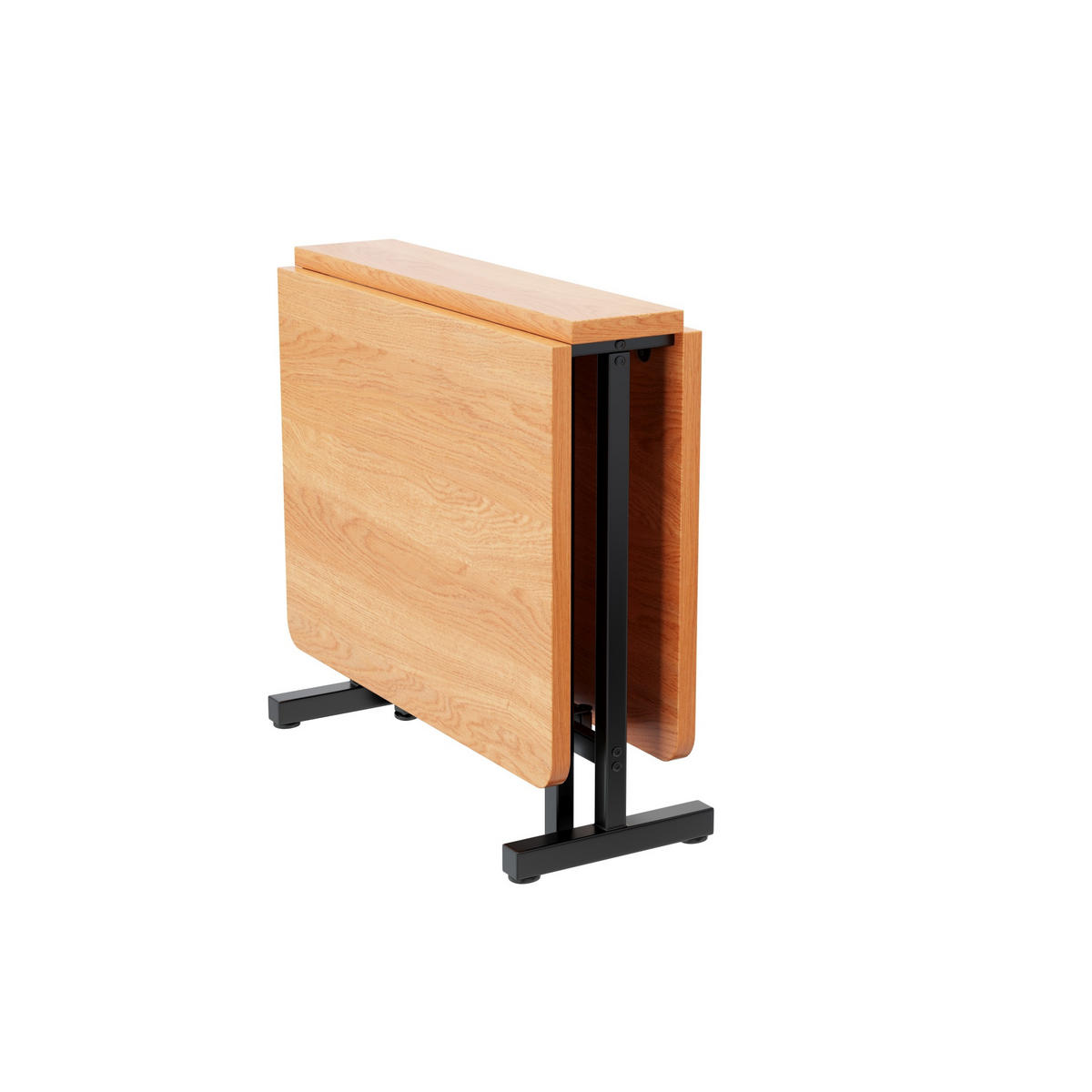 ESSTISCH 120-180x80x75 cm in Eiche Hell aus MDF ausziehbar und klappbar, platzsparend - Eichefarben, Holzwerkstoff (80/120/75cm) - Modfu