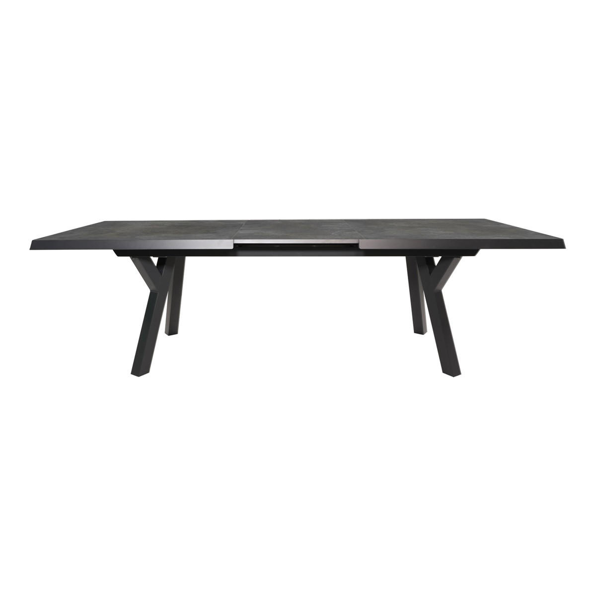 GARTENTISCH Murcia - Grau - 204/264/102/74 cm - Grau, Metall (204/102/74cm) - Lesli Living